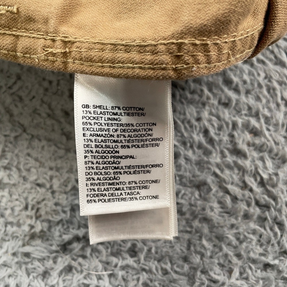 The North Face Shorts Womens Size 2 Brown Khaki Cotton Blend Hiking Outdoor - Picture 8 of 10